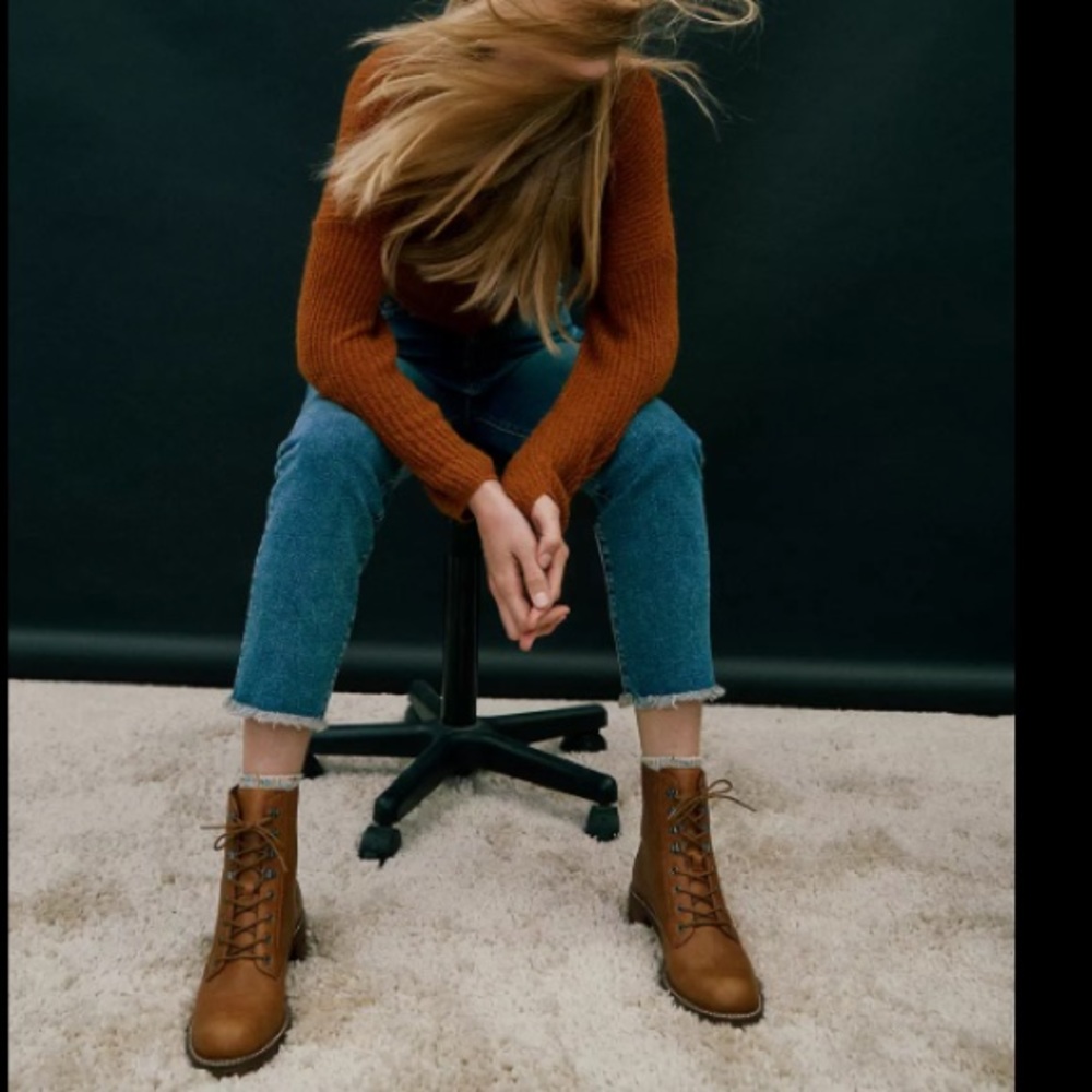 Madewell patti lace up boot